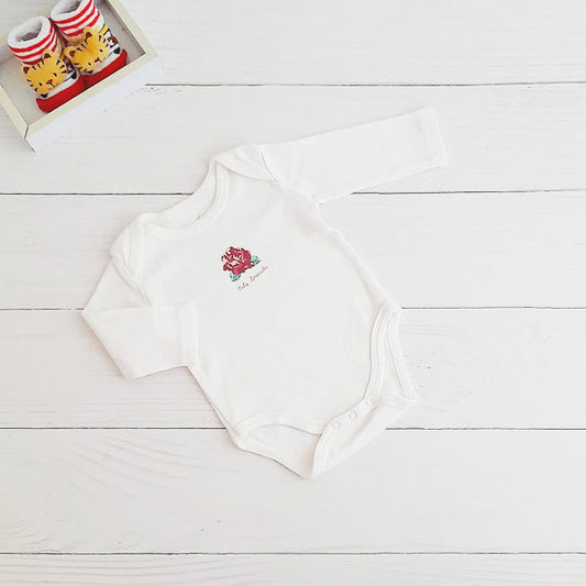 Body Algodón Blanco Marca Limonada 0-3 M Estado Tiki taka