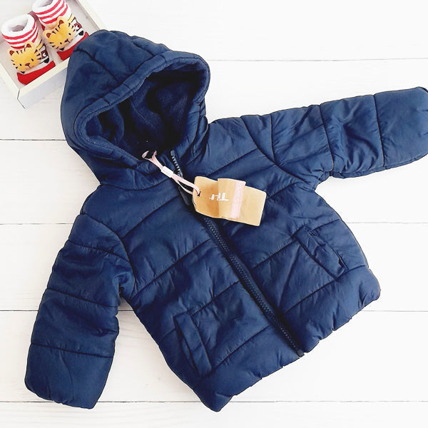 Chaqueta forrado polar Azul Marca Tribu 12 M Estado Nuevo