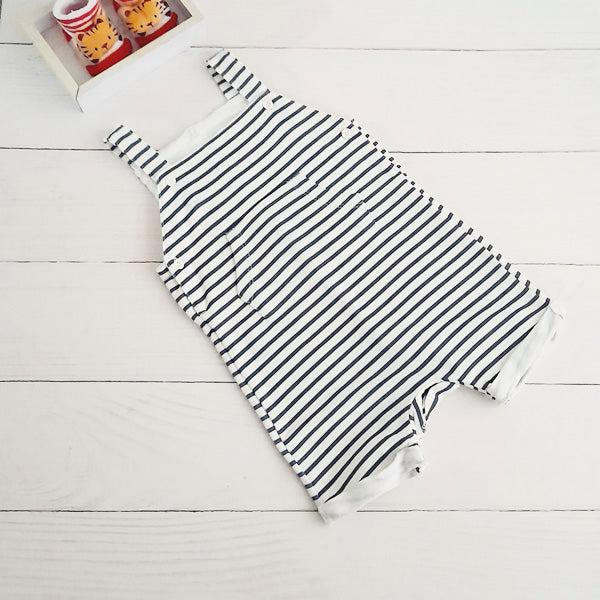 Jardinera Algodón Rayas Marca Boulevard 9-12 M Estado Tiki taka