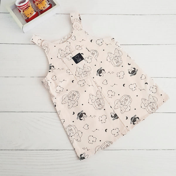 Vestido Algodón Diseños Marca Disney 12-18 M Estado Tiki taka