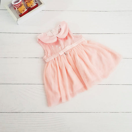 Vestido Tela Rosa Marca Limonada 6 M Estado Tiki taka