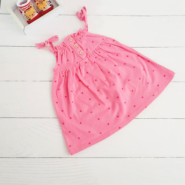 Vestido Algodón Fucsia Marca Urb 6 M Estado Tiki taka