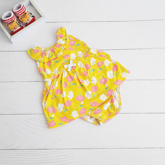 Body vestido Algodón Multicolor Marca Carter's 12 M Estado Tiki taka