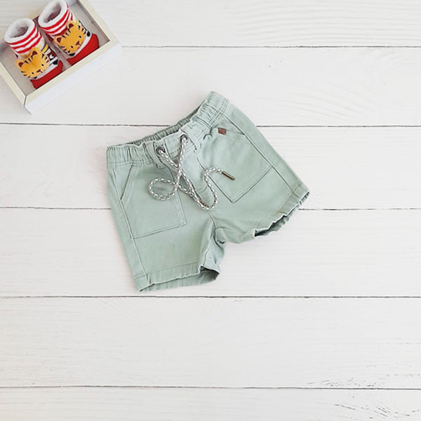 Short Algodón Verde Marca Tribu 6 M Estado Casi tiki
