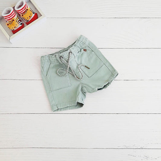 Short Algodón Verde Marca Tribu 6 M Estado Casi tiki