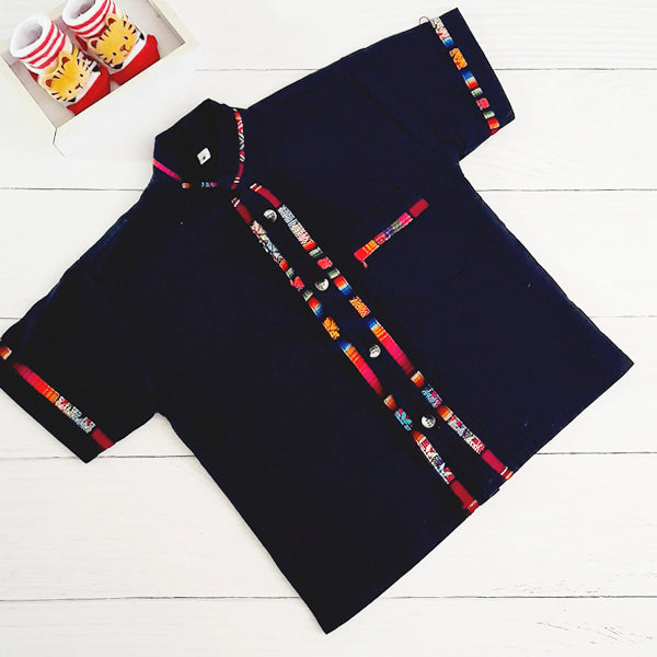 Camisa Algodón Negro Marca Otra 4 A Estado Tiki taka