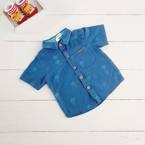 Camisa Algodón Diseños Marca Black and blue 6 M Estado Tiki taka