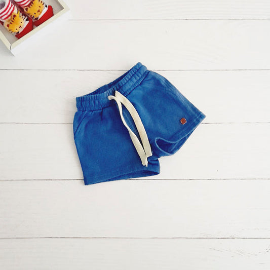 Short Algodón Azul Marca Pillin 6 M Estado Casi tiki
