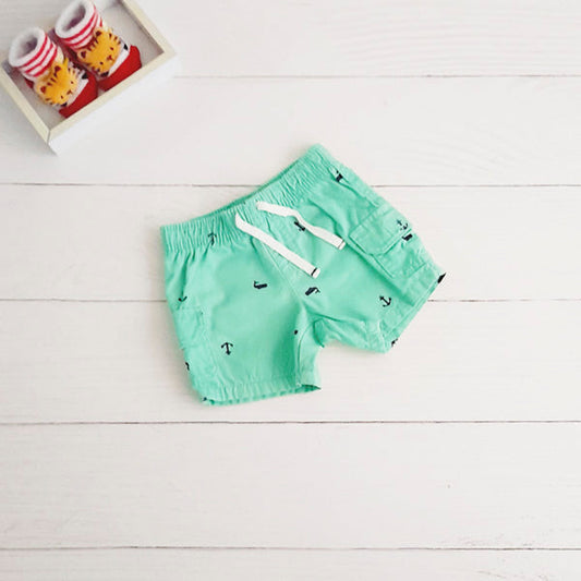 Short Algodón Verde Marca Carter's 6 M Estado Casi tiki