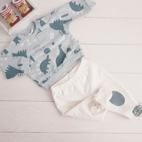 Conjunto Algodón Diseños Marca Black and blue RN Estado Casi tiki