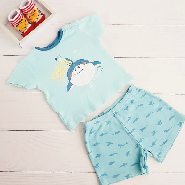 Pijama Algodón Diseños Marca Urb 9-12 M Estado Tiki taka