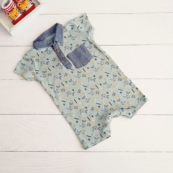 Enterito Algodón Diseños Marca Tribu 6-9 M Estado Tiki taka