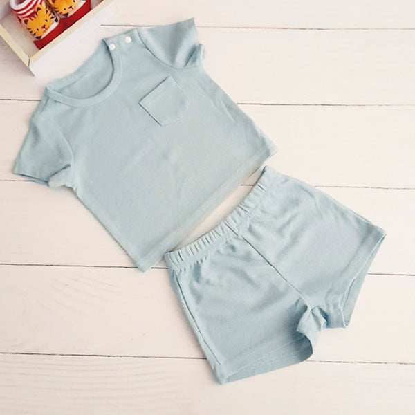 Conjunto Algodón Verde Marca Shein 6-9 M Estado Tiki taka