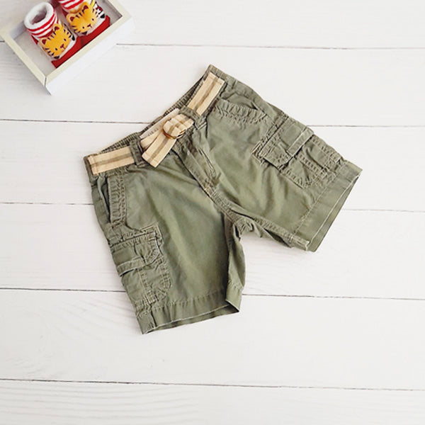 Short Algodón Verde Marca Old Navy 18-24 M Estado Casi tiki