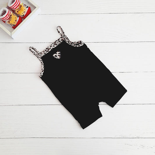 Enterito Algodón Negro Marca Shein 6-9 M Estado Tiki taka