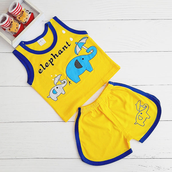 Conjunto Algodón Amarillo Marca Genérica 6 M Estado Tiki taka