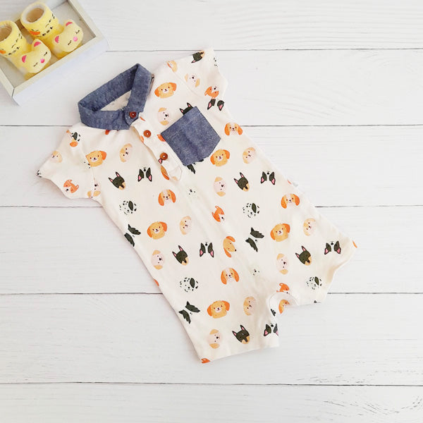 Enterito Algodón Diseños Marca Tribu 6-9 M Estado Tiki taka