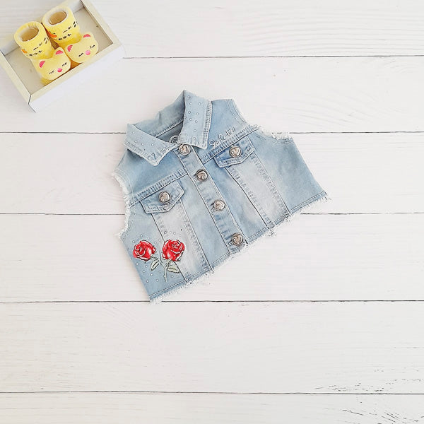 Chaqueta Mezclilla Diseños Marca Limonada 12 M Estado Casi tiki