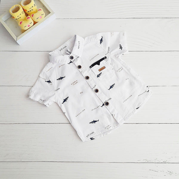 Camisa Algodón Diseños Marca Black and blue 6 M Estado Tiki taka