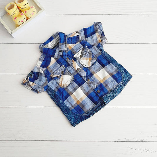 Camisa Algodón Diseños Marca Opaline 6 M Estado Tiki taka