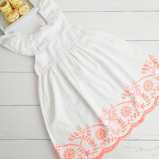 Vestido Algodón Blanco Marca Boulevard 2 A Estado Casi tiki