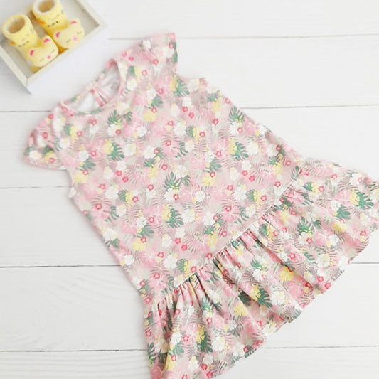 Vestido Algodón Diseños Marca Ficcus 18-24 M Estado Casi tiki