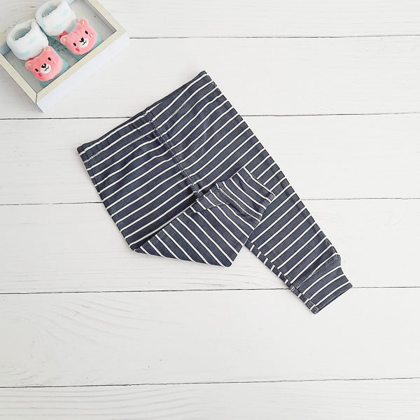 Calza Algodón Rayas Marca Gerber 3-6 M Estado Tiki taka