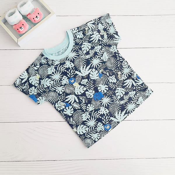 Polera Algodón Diseños Marca Figaro 6-9 M Estado Tiki taka