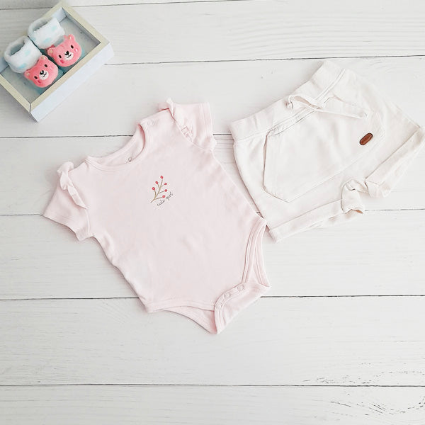 Pack Algodón Rosa Marca Otra 0-3 M Estado Casi tiki