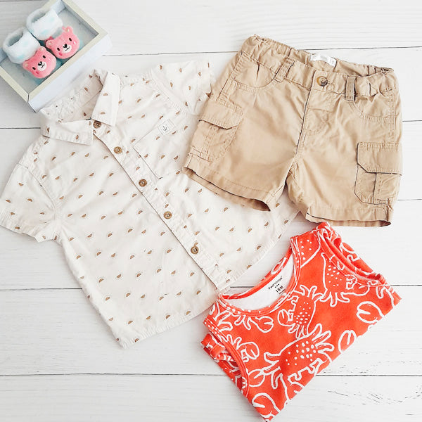 Pack Algodón Diseños Marca Otra 18 M Estado Casi tiki