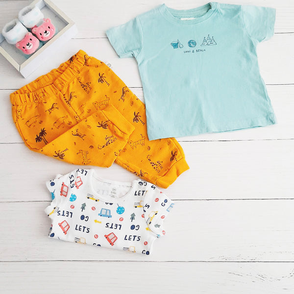 Pack Algodón Diseños Marca Otra 3-6 M Estado Casi tiki