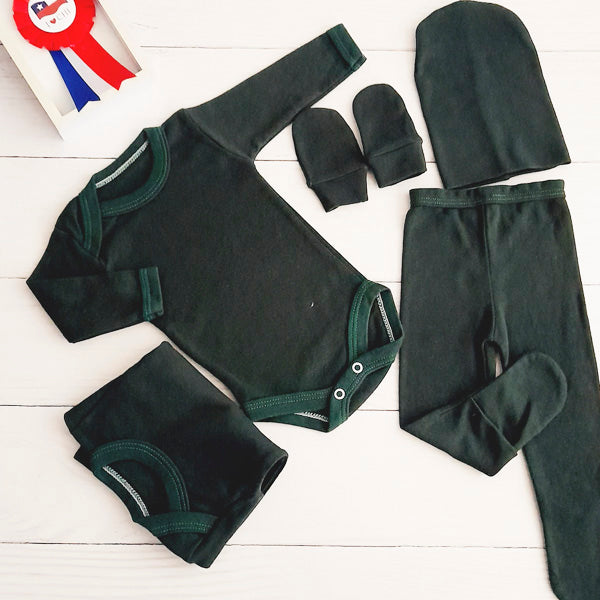 Conjunto Algodón Verde Marca Genérica 0-3 M Estado Tiki taka