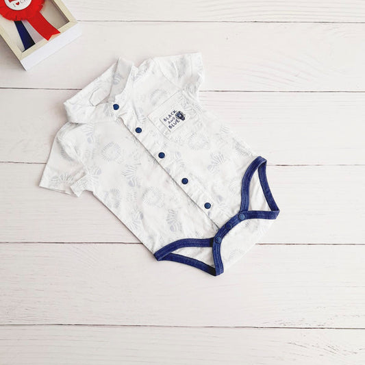 Body camisa Algodón Diseños Marca Black and blue RN Estado Casi tiki