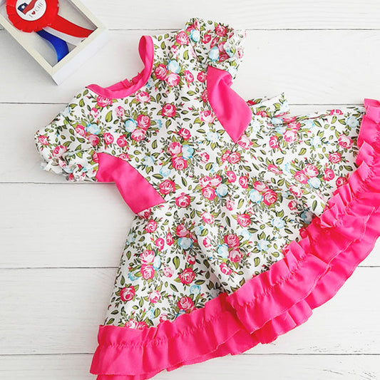 vestido de huasa Tela Diseños Marca Otra 12 M Estado Tiki taka