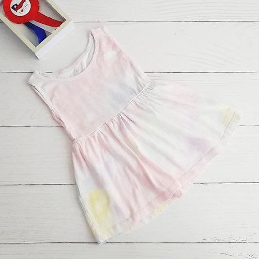 Vestido Algodón Multicolor Marca Otra 4 A Estado Casi tiki