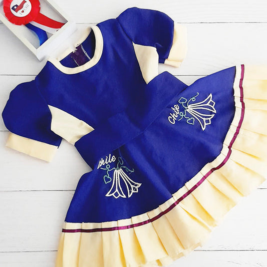 vestido de huasa Tela Multicolor Marca Otra 12 M Estado Casi tiki