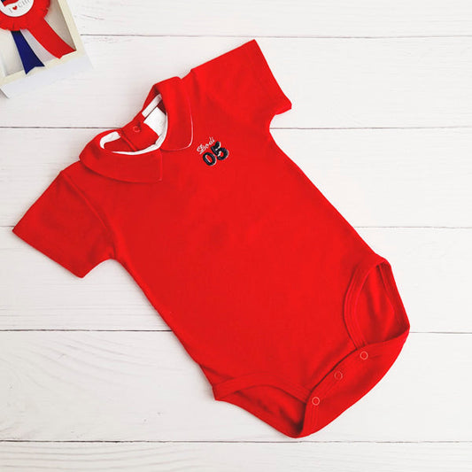 Body Algodón Rojo Marca Otra 9 M Estado Casi tiki