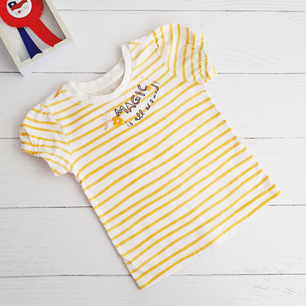 Polera Algodón Rayas Marca Otra 3 A Estado Tiki taka