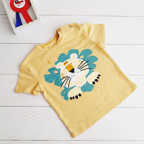 Polera Algodón Diseños Marca Otra 12-18 M Estado Casi tiki