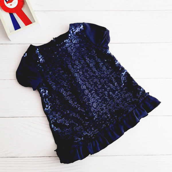 Vestido Poliéster Azul Marca Otra 3-6 M Estado Casi tiki