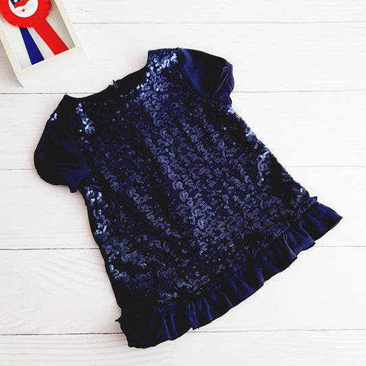 Vestido Poliéster Azul Marca Otra 3-6 M Estado Casi tiki
