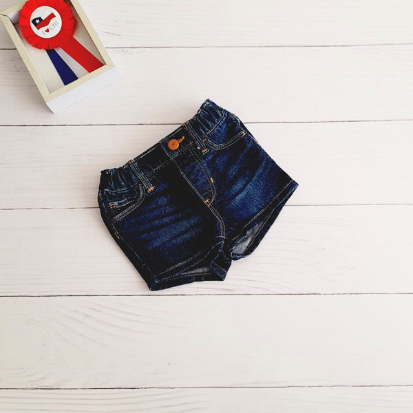 Short Mezclilla Azul Marca Old Navy 12-18 M Estado Tiki taka