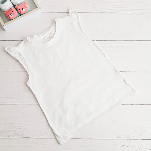 Polera Algodón Blanco Marca Otra 5 A Estado Casi tiki