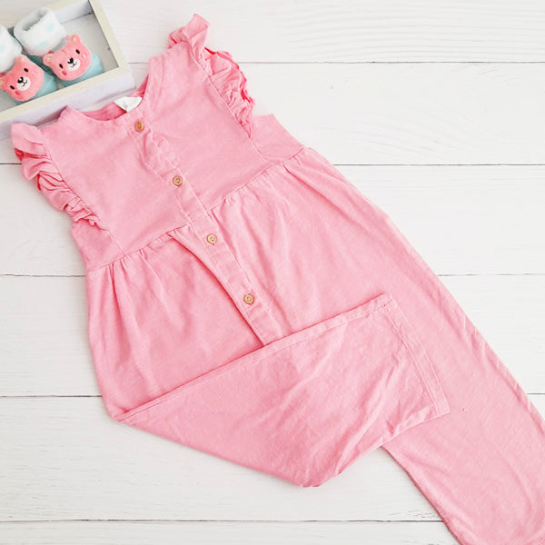 Enterito Algodón Rosa Marca Hym 12-18 M Estado Casi tiki