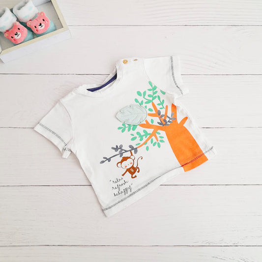 Polera Algodón Diseños Marca Boulevard 6 M Estado Casi tiki