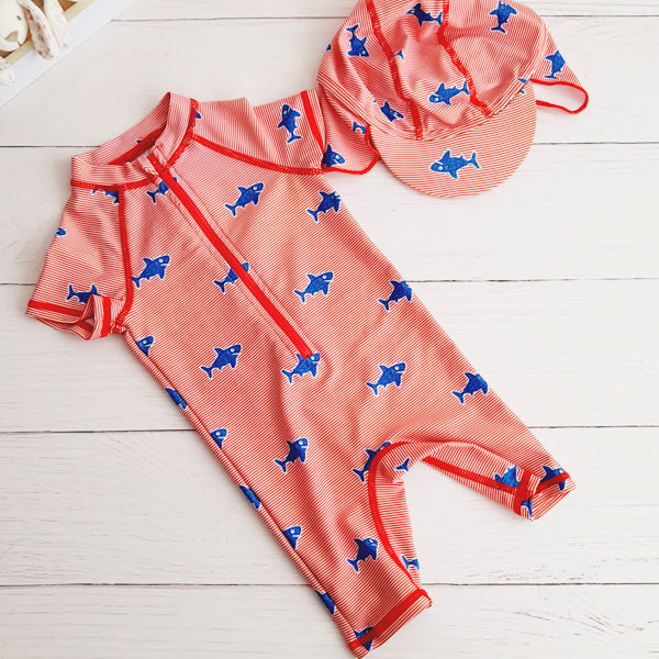 Traje de baño lycra Diseños Marca Baby harvest 6-9 M Estado Tiki taka