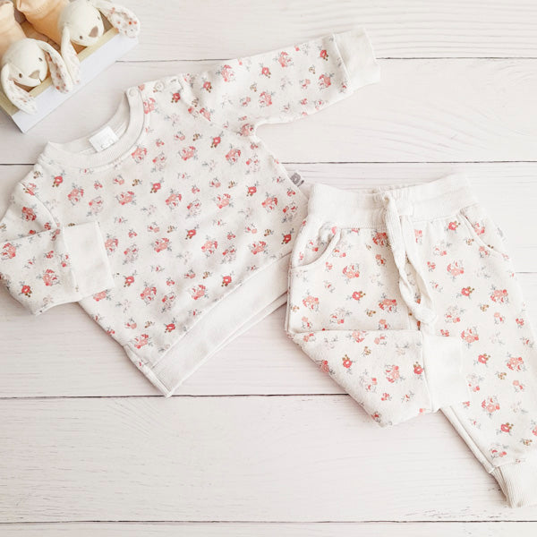 Conjunto Algodón Diseños Marca Baby harvest 0-3 M Estado Casi tiki