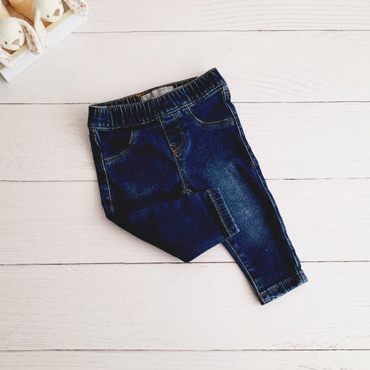 Pantalón Algodón Azul Marca All basics 9 M Estado Casi tiki