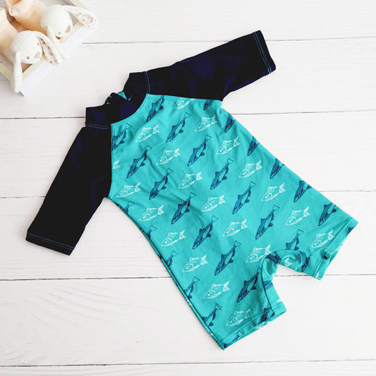 Traje de baño lycra Multicolor Marca Tribu 6 M Estado Casi tiki