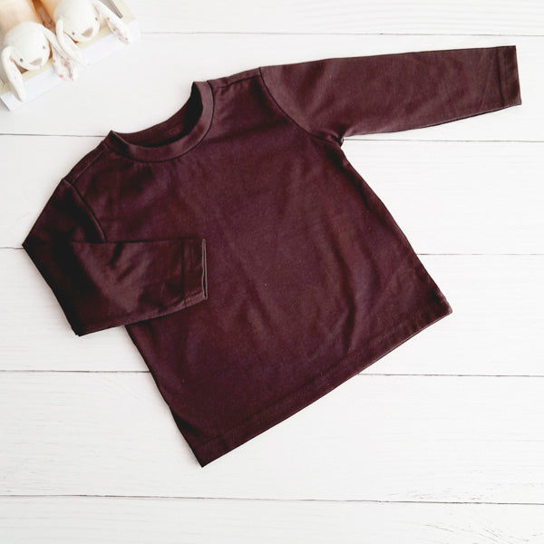 Polera Algodón Café Marca Figaro 6 M Estado Tiki taka